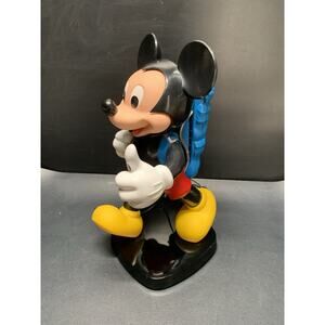 Vintage Mickey Mouse Tyco Telephone 1986 Traveling Backpack Phone Tested, Works